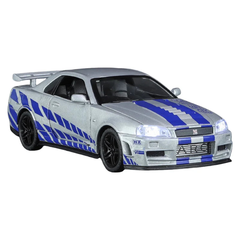 Nissan GTR R34 SKYLINE leksaksbil